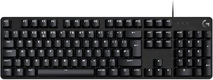 Logitech G413 SE FULL SIZE Wired USB Standard Gaming Keyboard Compatible with Desktop, Laptop, Mac Rainbow