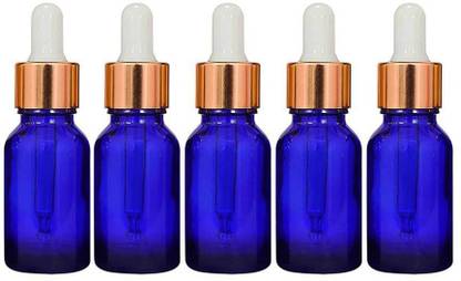 Shikhar retails GlassBottle_15mlDropperBlue5pc Laboratory Dropper Bottle