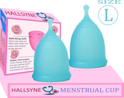 HALLSYNE Large Reusable Menstrual Cup