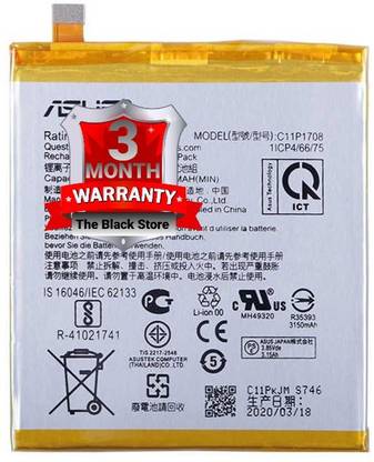 The Black Store Mobile Battery For  Asus Zenfone 5, 5Z X00QD Z01RD ZS620KL ZE620KL ZF620KL Battery Original