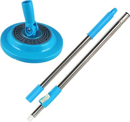 Primeway Rotating Spin Mop Handle Rod with Anti-Bacterial Disc Mop Set