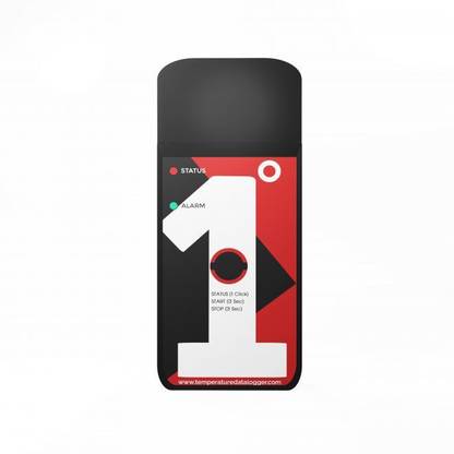ONE° Degree Temperature Data Logger with Auto PDF Report Temperature & Humidity Sensor