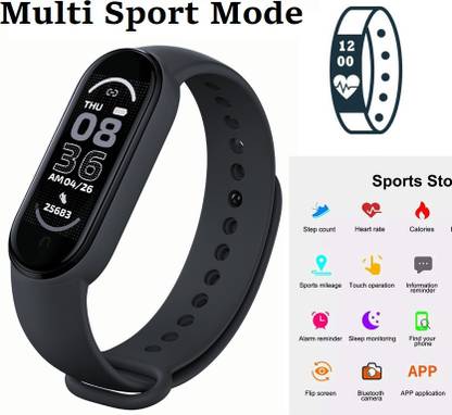 Bymaya FP628 / M3 Max Step CFunt, Heart Rate MFnitFr Bluetppth Black (Pack Ff 1)