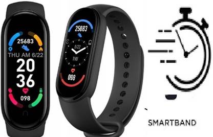 Bymaya TY456(M4) PTO MULTI FACES SLEEP TRACKER SMART BAND BLACK(PACK OF 1)