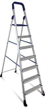 TRUPHE TRUPHE Foldable 7-Step Aluminium Ladder for Home Use I Portable Folding Lader Aluminium Ladder