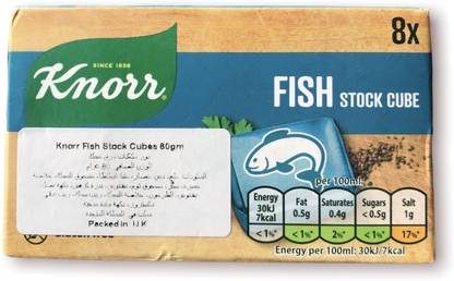 Knorr Fish Stock Cube Product Of Philippines 80g 80 ml Fish Fish Stock