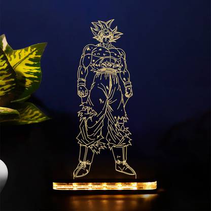 StarLaser Dragon Bal Z452 LED Night Lights Warm White Light Anime Home Decor Light Table Lamp