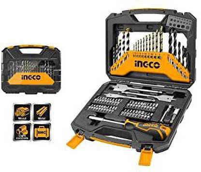 INGCO 67 pcs Drill bit set Tool Box