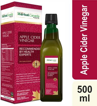 HARC Herbal Canada Pure Apple Cider Vinegar | Apple Sirka | Herbal & Ayurvedic Juice | 500ml Vinegar
