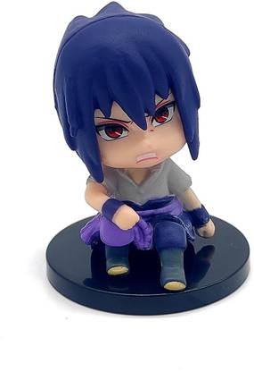 Trunkin Naruto Shippuden | Sitting Set AA Action Figure| PVC Anime Figure Sasuke