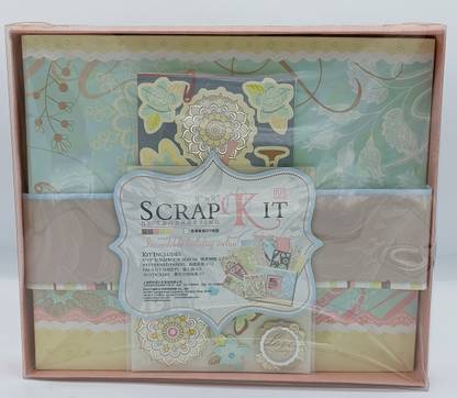 Gold Leaf Scrap Kit 8x8, Designer Kit, Multi Design Scrap Kit, Creative, Effective Design