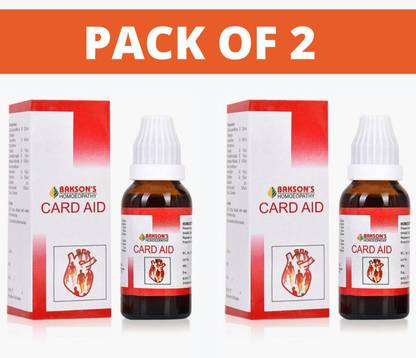 Bakson HOMEOTRADE homepathy card aid drops 30ml pack of 2