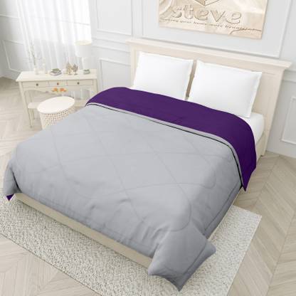 STEVE Solid Single Comforter for  Mild Winter