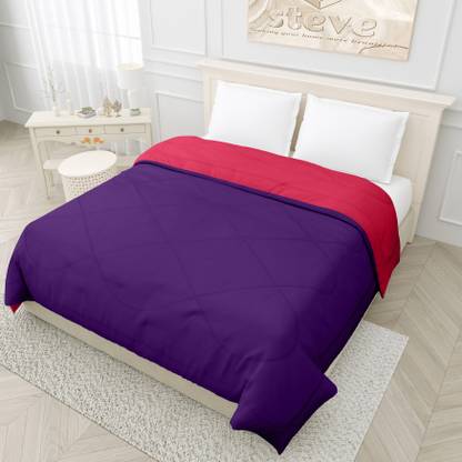STEVE Solid Single Comforter for  Mild Winter