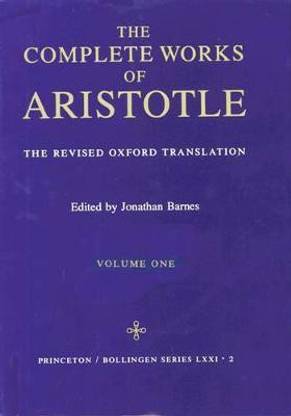 The Complete Works of Aristotle, Volume One