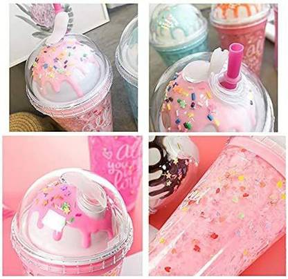 Aarav Enterprises Ice Cream Jelly Sipper Bottle 450 ml Bottle