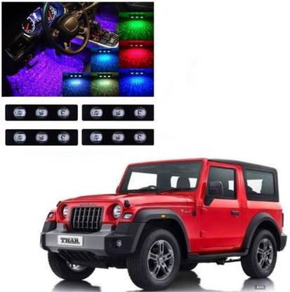 AUTOGARH Interior Ambient Star Lights For Mahindra thar Car Fancy Lights