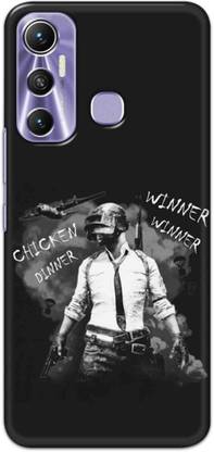 NDCOM Back Cover for Infinix Hot 11 Winner Winner Chicken Game Lover Printed