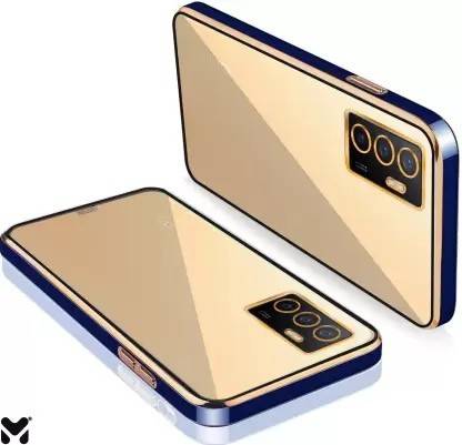 Searchingdude Back Cover for Vivo V23e 5G/Vivo Y75 4G Slim Fit Clear Soft Silicone Transparent Chrome Cases and Covers
