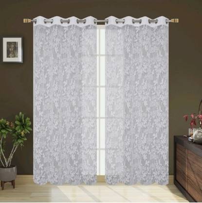 Flipkart SmartBuy 152 cm (5 ft) Polyester Transparent Window Curtain Single Curtain