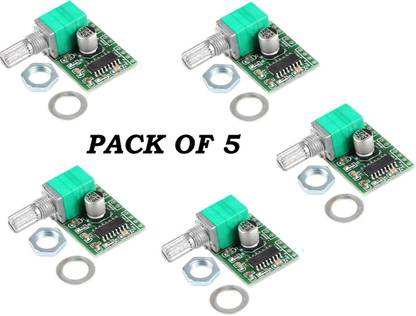 SG Flash 5 PAM8403 DC 5V Power Audio Amplifier Board 2 Channel 3W+3W with Potentiometer Electronic Components Electronic Hobby Kit