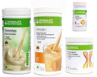 Herbalife Nutrition FORMULA1 ORANGE 500 PROTIEN 200 GAFRESHENERGYDRINK CINNAMAN 50 +SHAKEMATE 500 G Plant-Based Protein