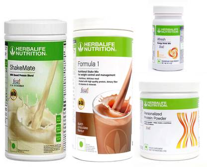 Herbalife Nutrition FORMULA1CHOCOLATE500 PROTIEN 200 GAFRESHENERGYDRINK GINGER 50 +SHAKEMATE 500 G Plant-Based Protein
