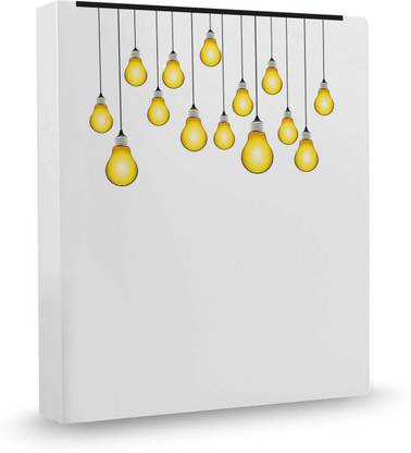 100yellow PVC Plastic Creative design File Folder