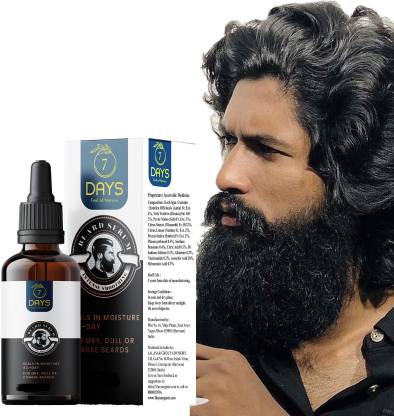 7 Days Beard growth serum for shin & style