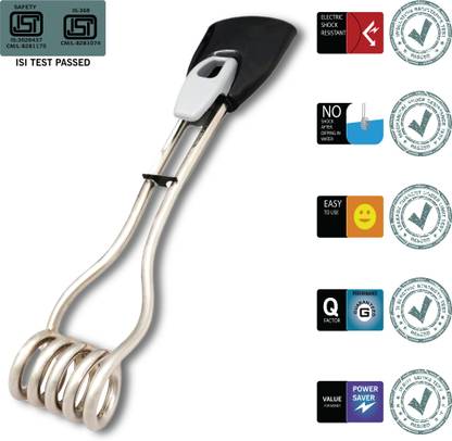 Nimbus Electric Water Heating Rod 1500 Watts | Heater | Bucket 1500 W Shock Proof Immersion Heater Rod