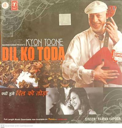 KYON TUNE DIL KO TODA Audio CD Standard Edition
