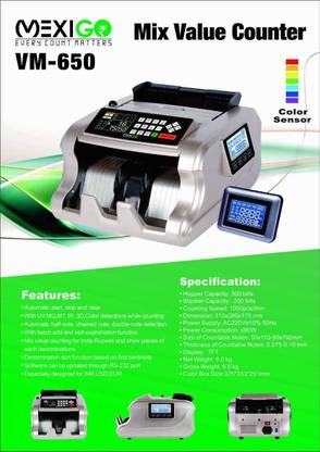 Mexigo Cash Counting Machine || Currency Counting Machine Note Counting Machine
