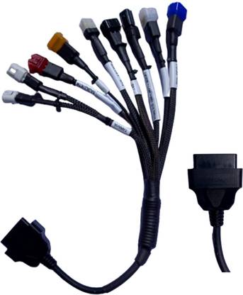 Oritool All BS6 Bike Cable ( 9 Connectors ) Work on all BS6 Bike OBD Interface