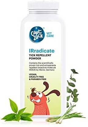 Captain Zack IRradicate Tick Repellent Powder 75g Cologne
