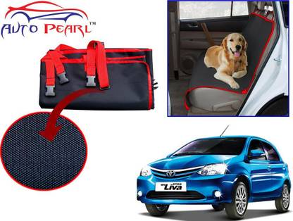 AUTO PEARL PTC100 - Premium Make Red Black Car For - Toyota etios Liva Hammock Pet Seat Cover
