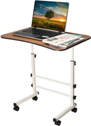 Rellon Adjustable Laptop Table for Bed Laptop with, Foldable Study Desk for Working Wood Portable Laptop Table