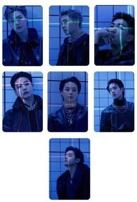 BTSNew Butter photocard New Album bulletproof Concept photos Bangtan Boys Lomo Cards Gifts for Army 8 photo of each member and group photos extra freebiess packed in a envelope. (door closeup) Paper Print