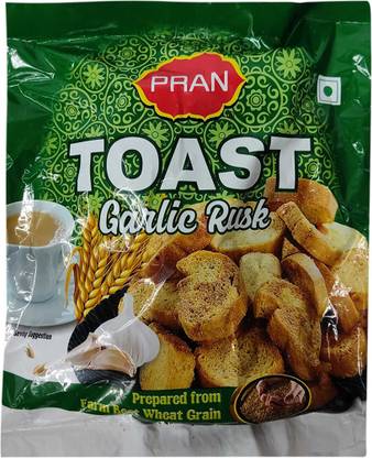 Pran Toast Garlic Rusk NA flavored Milk Rusk