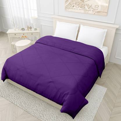 STEVE Solid Single Comforter for  Mild Winter