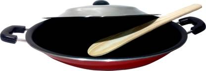 Lakshmi Classic Non Stick Appachatty With Stainless Steel Lid Good Quality Appachatty with Lid 1 L capacity 24 cm diameter
