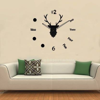 FASTQT Analog 60 cm X 60 cm Wall Clock