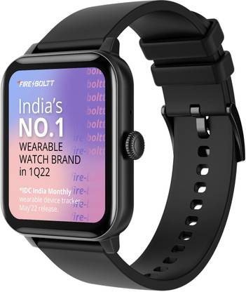 fire boltt Ninja Calling 1.69" Full Touch Bluetooth Calling Smartwatch, Black Smartwatch