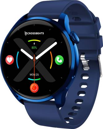 CrossBeats Orbit X AMOLED Smartwatch with BT calling,100+ watch faces, Multi-sports modes Smartwatch