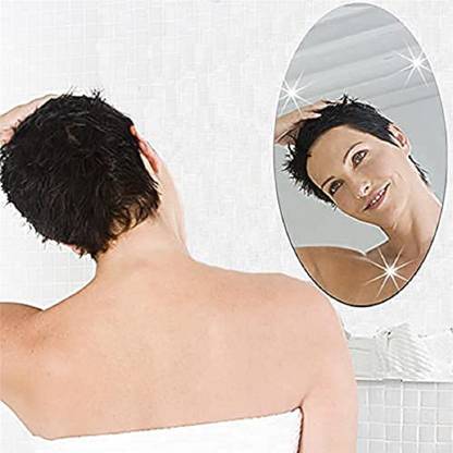 Minato 15.24 cm Mirror Sheets Self-Adhesive Plastic Non-Reusable Sticker