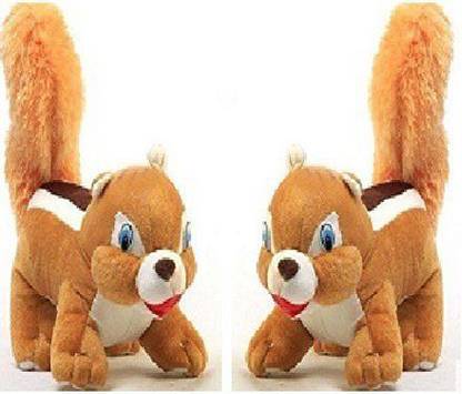 DHAAM Combo (Pack Of 2) Soft and cute Squirrel G  - 23 cm