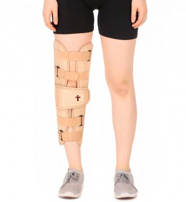Tinor Knee Brace adjustable- knee immobilizer brace support splint 21/22 Inches Knee Support
