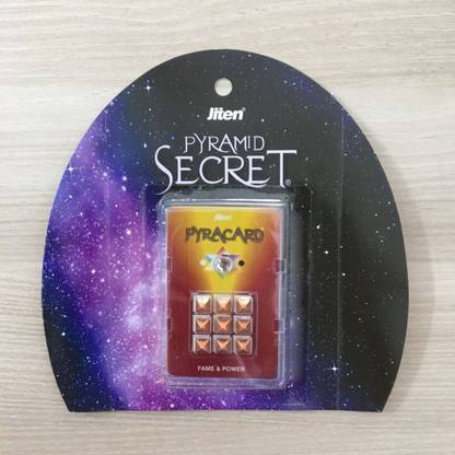 JITEN PYRA CARD-FAME AND POWER (FOR GETTING FAME & POWER) Plastic Yantra