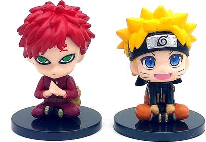 Trunkin Naruto Shippuden Sitting Set Action Figure PVC Anime Figures Gaara