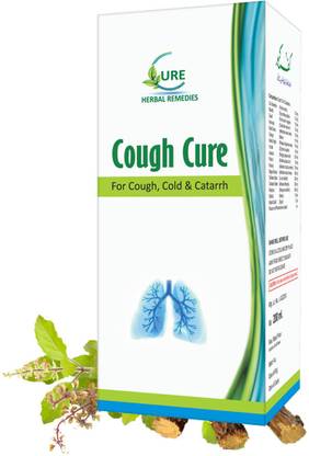 CURE HERBAL REMEDIES Cough Cure Syrup For Cough Cold & Catarrh (100ml) (Pack Of 4)