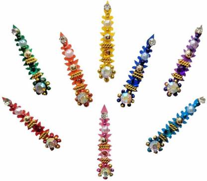 Comet Busters Multicolor Handcfated Bindi For Women (BV112) Forehead Multicolor Bindis